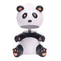 Panda-shaped aromatherapy wax melting table lamp with ambience light function, modern simplicity design, 220V