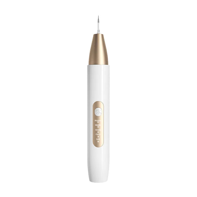 Gold ultrasonic tooth cleaner for stain and tartar removal oral care device