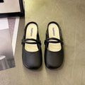 Women's baotou flip flop sandals in black, beige, or green with a plastic upper.