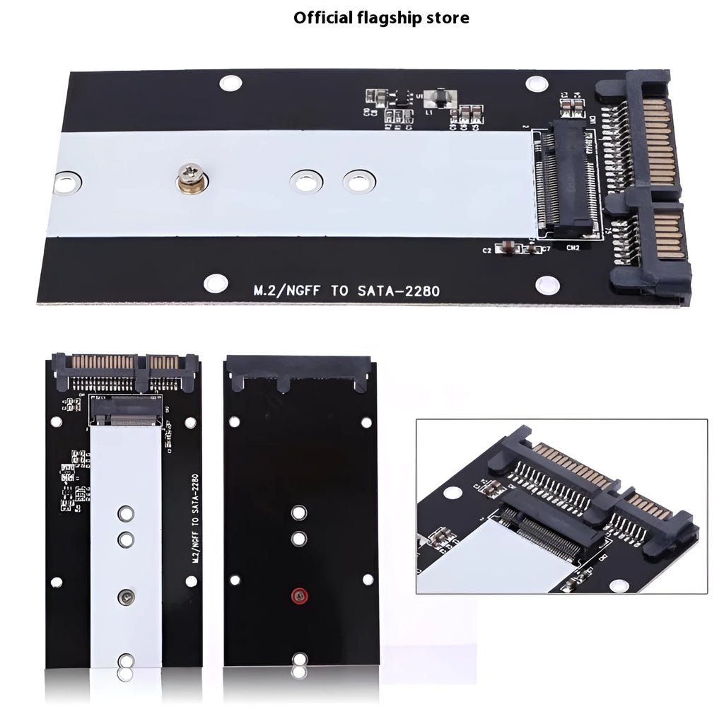mSATA M.2 NGFF to SATA 3.0 USB 3.0 SSD adapter card with multiple colour options
