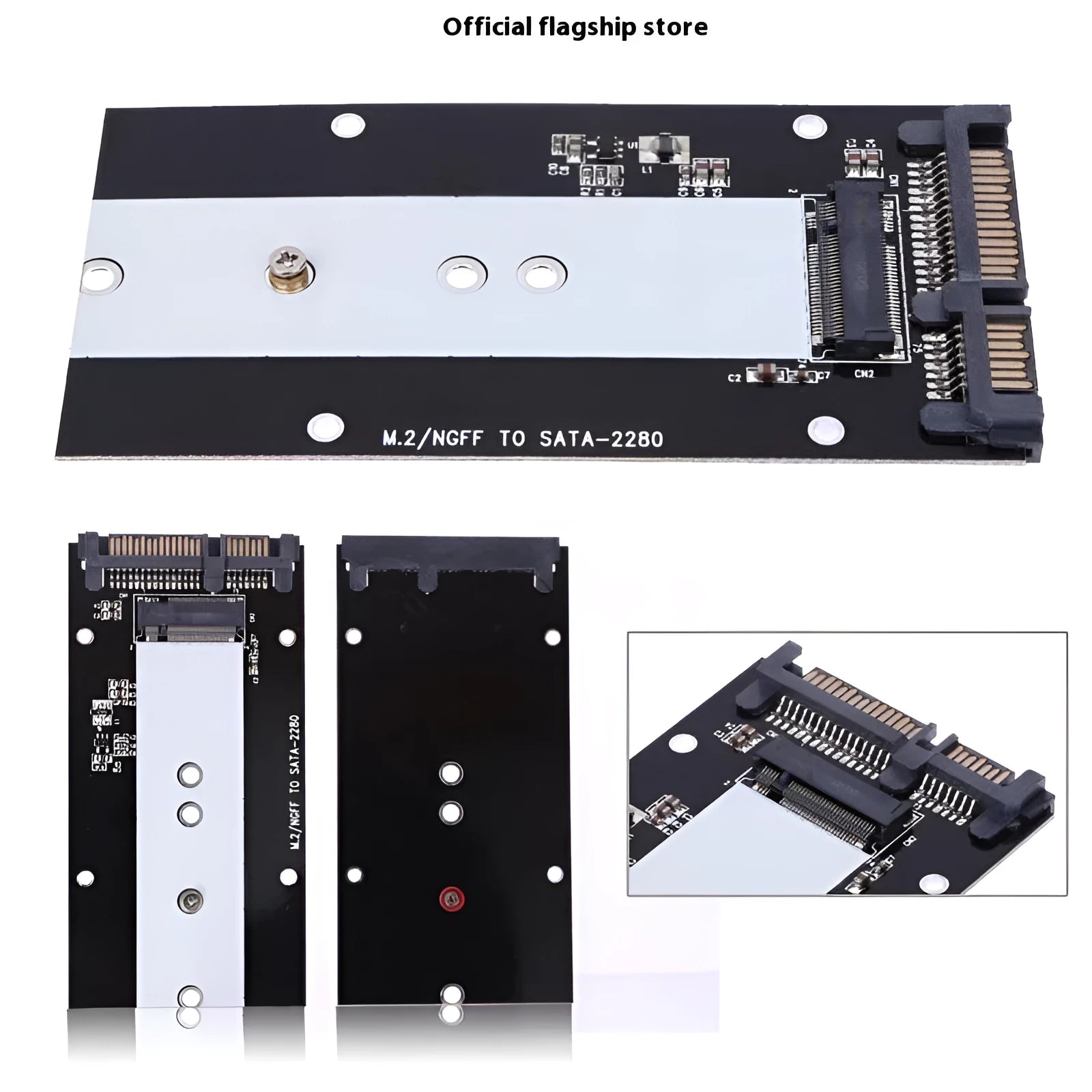 mSATA M.2 NGFF to SATA 3.0 USB 3.0 SSD adapter card with multiple colour options