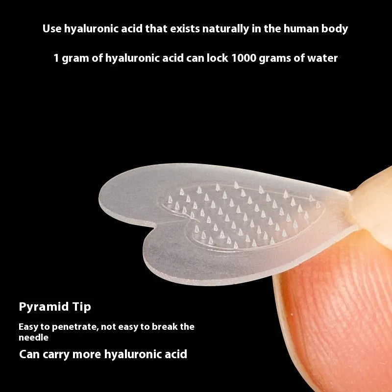 Soluble hyaluronic acid microneedle acne patches sheet with 9 circular 14mm patches
