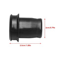 Black PVC car cigarette lighter dust plug protective cover measuring 33cm long with 2cm diameter