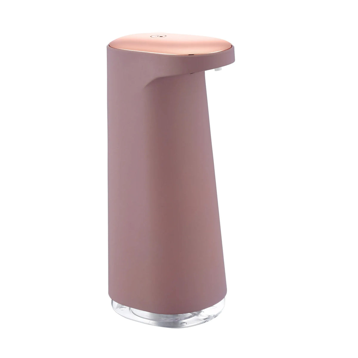 Automatic foam soap dispenser with infrared sensor in white colour on bathroom counter