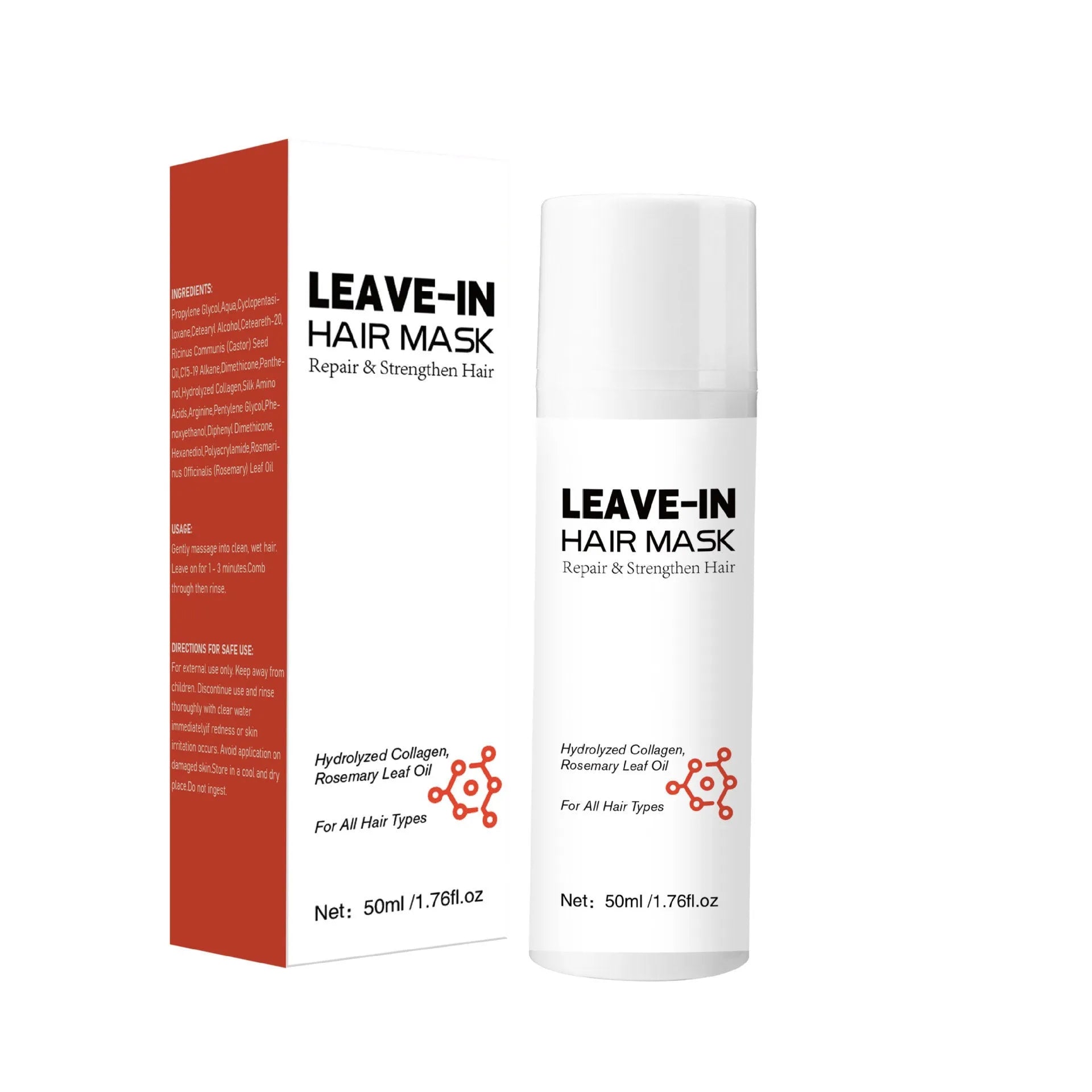 50ml hair conditioner bottle for frizzy hair replenishment, colour classification FP-5.