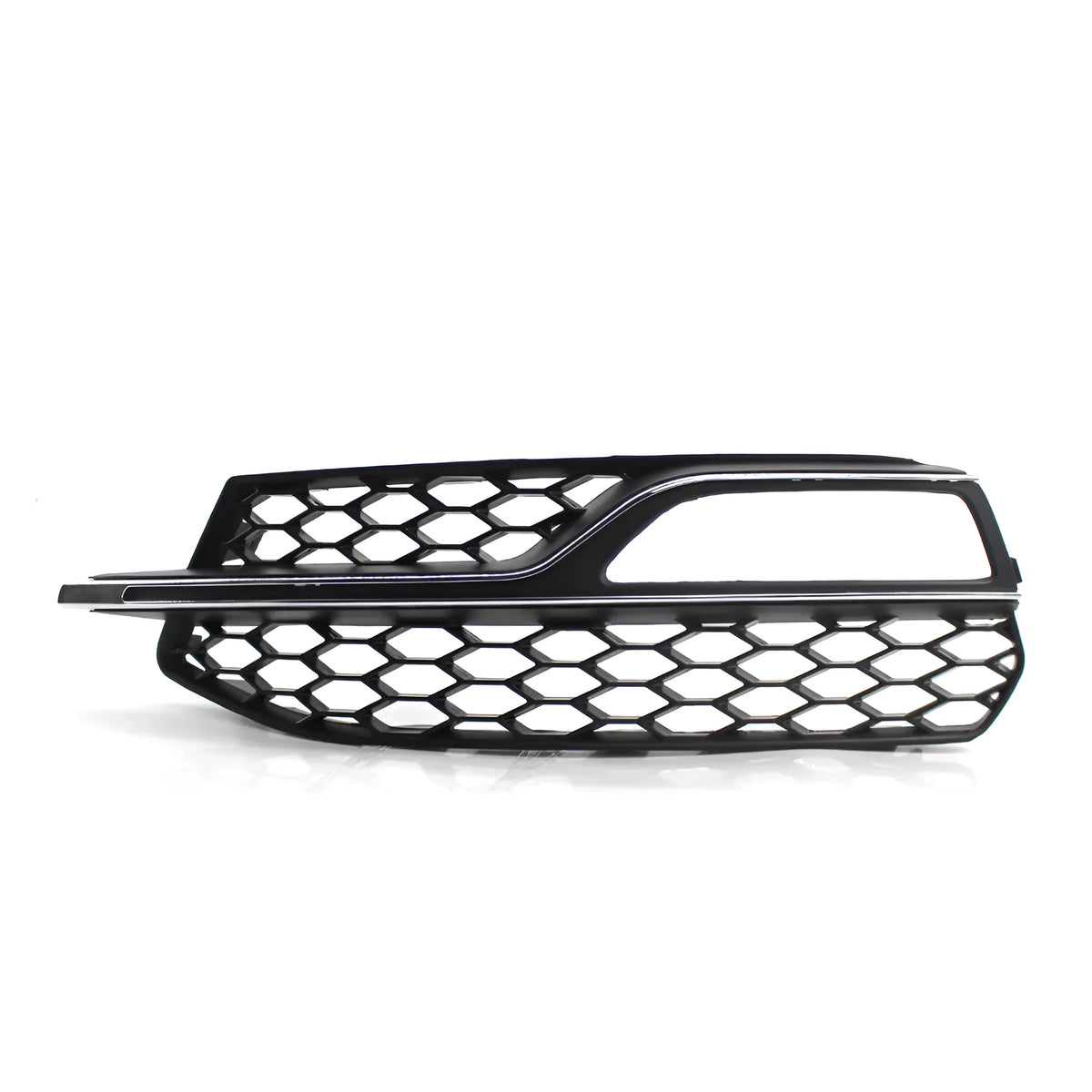Black ABS fog lamp grille for 2013-2016 Audi A3 Sport S3 front bumper replacement