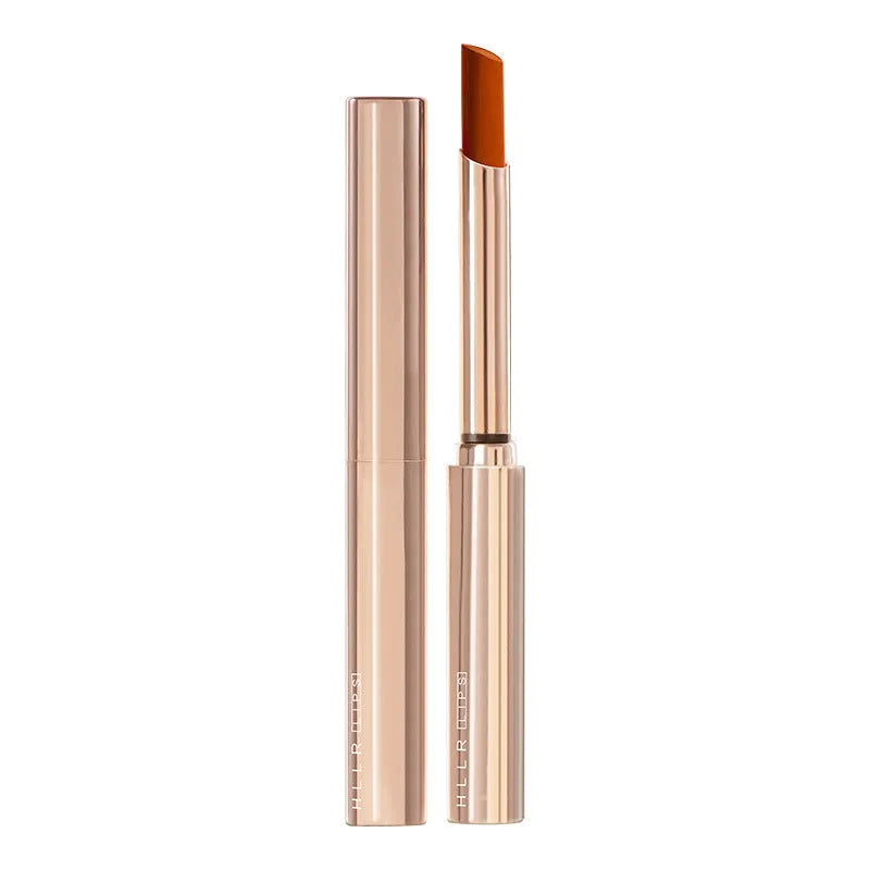 Moisturizing lipstick small tube in Guochao style with jojoba oil and vitamins, available in six shades