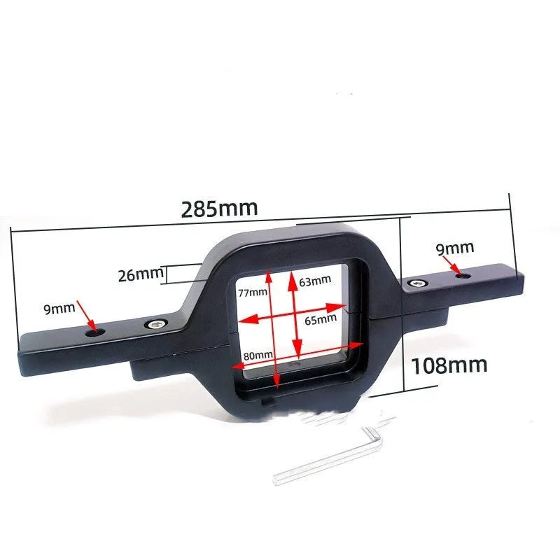 Black aluminium alloy LED reverse lamp bracket for Jeep Wrangler off-road vehicles