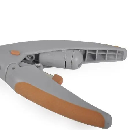 ABS plastic dog nail clipper with LED light and red imitation blood line safety indicator