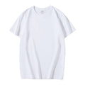 Men's loose fit short sleeve t-shirt in chemical fibre cotton blend available in multiple solid colours