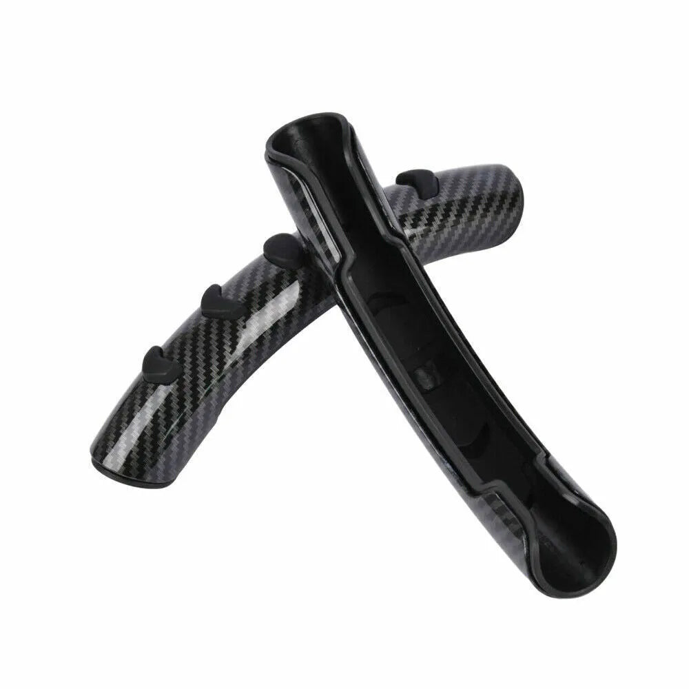 Carbon fibre black steering wheel anti-slip sleeve for 38cm diameter wheels