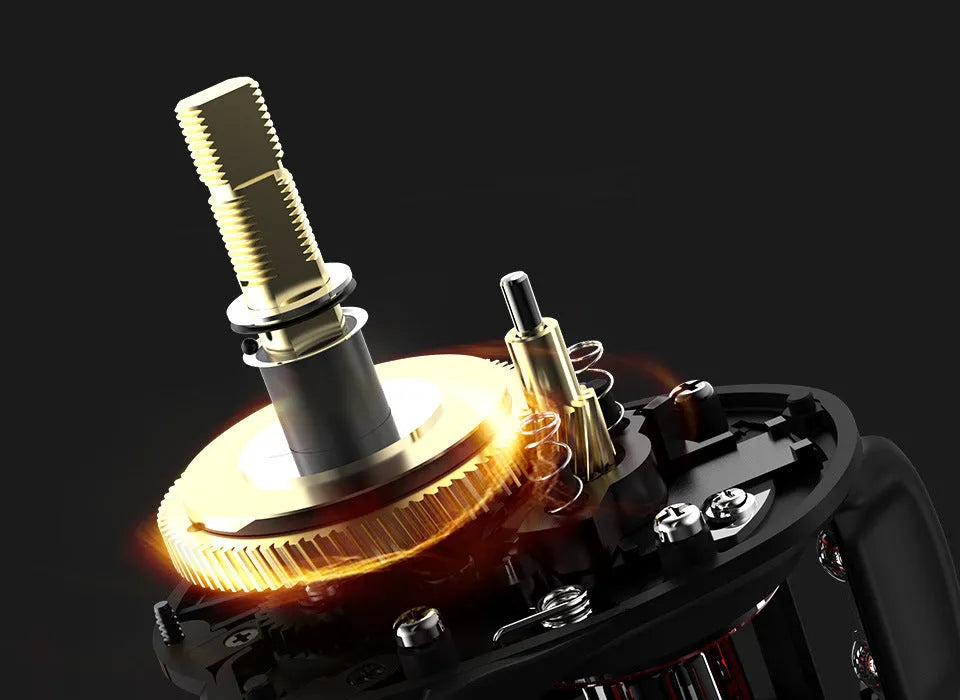 Drip wheel lure fishing rod rocking wheel line fishing reel showing left and right hand wheel orientation options