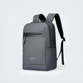 Graphite grey Oxford cloth USB charging backpack with external port and professional design.
