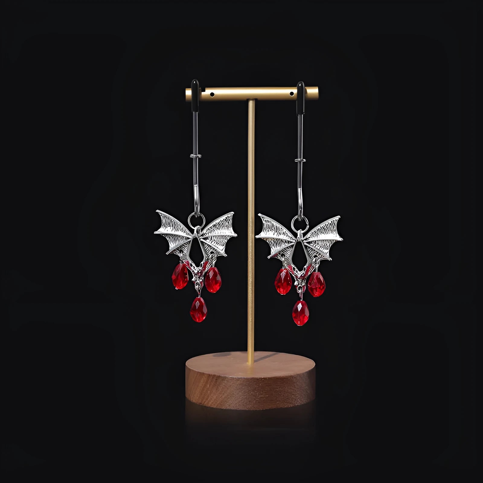 Silver adjustable bat nipple clamp jewellery with alloy construction and tension adjustment