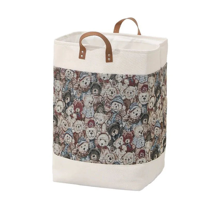 35x35x55cm fabric storage bag in a choice of colours including rich peony and misty blue flowers.