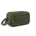 Men's travel cosmetic bag in Oxford cloth, solid colour, with anti-cutting and dry wet separation, size 11x15x26cm