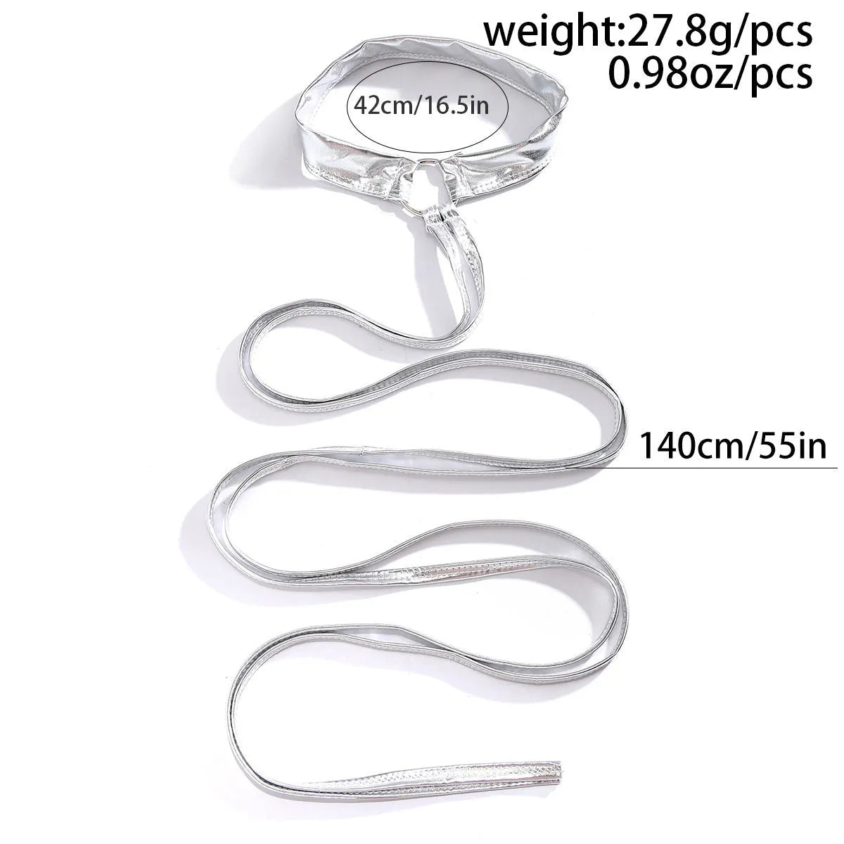 Women's geometric silver alloy ankle chain jewellery with simple styling