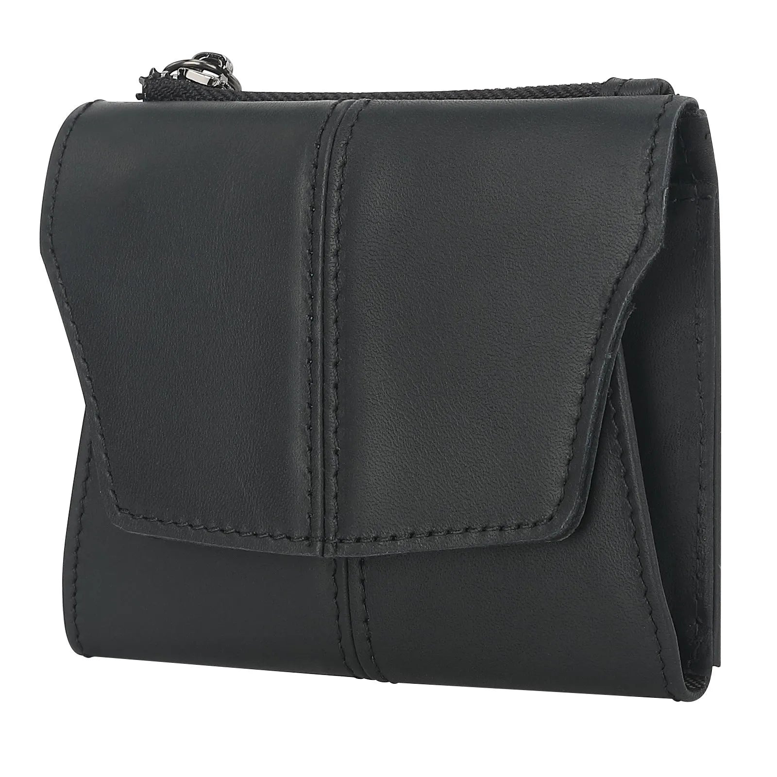Genuine cowhide leather retro style coin purse with RFID anti-theft lining in multiple colour options.
