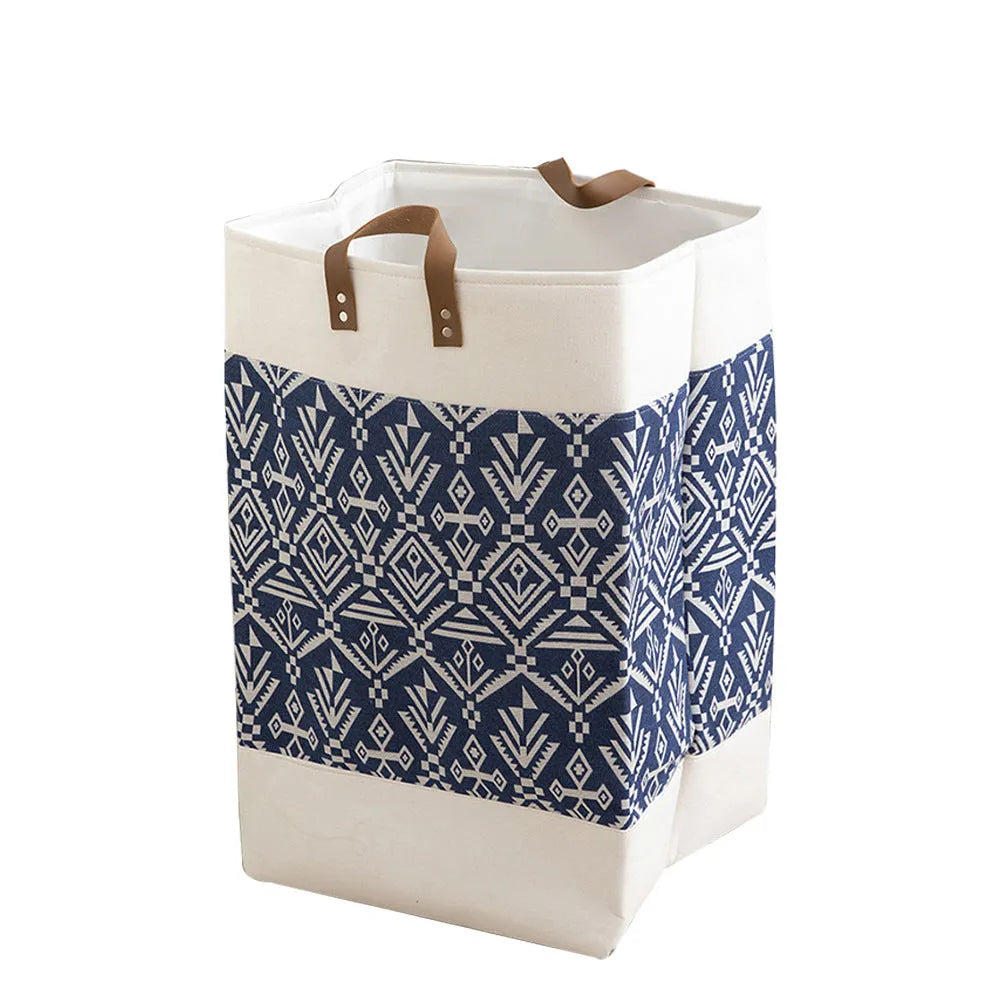 35x35x55cm fabric storage box in colourful bear pattern for clothing and bedding organisation