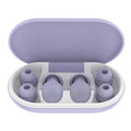 Anti-noise sleep earplugs in beige with flexible ABS silicone in-ear design