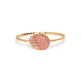 Geometric agate ring with original niche design in coloured stone options BZ0072 to BZ0079