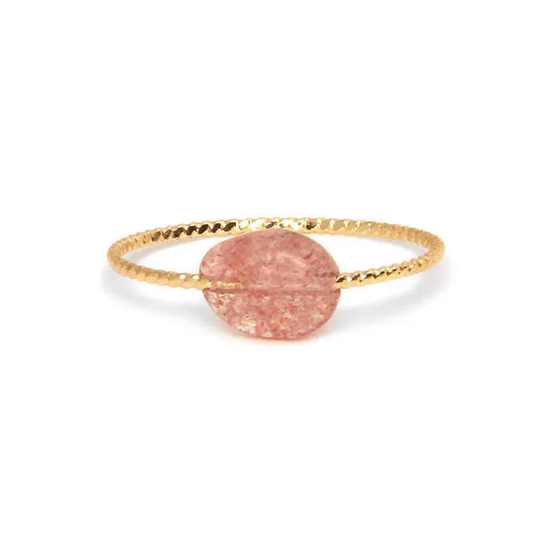 Geometric agate ring with original niche design in coloured stone options BZ0072 to BZ0079