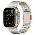 Stainless steel magnetic buckle Apple Watch strap in seven colour options