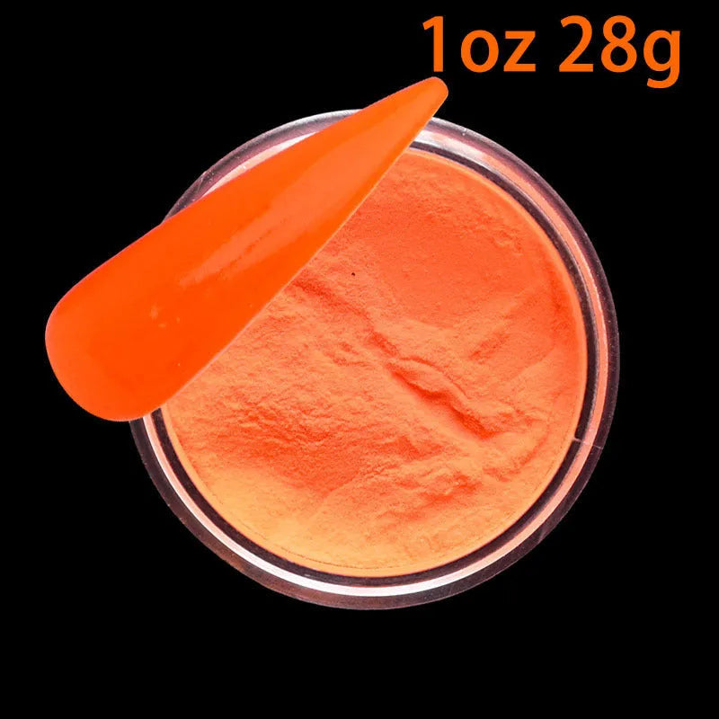 50g bulk bare methacrylic acid acrylic powder set with 20 colour options for nail manicure