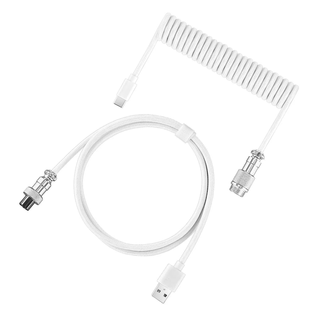 3 m USB data cable for keyboard, DIY craft, in white black pink green blue purple