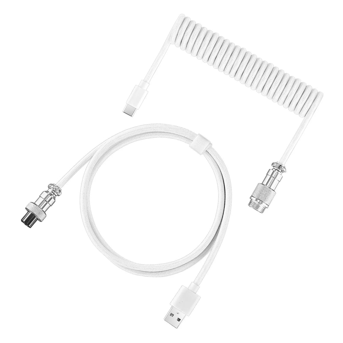 3 m USB data cable for keyboard, DIY craft, in white black pink green blue purple