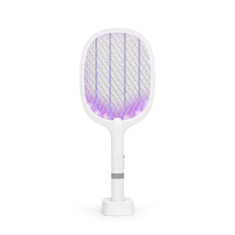 Rechargeable electric mosquito swatter with ABS plastic housing for indoor insect control