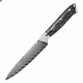 Damascus kitchen knife set 67-layer steel 8-piece collection with fishbone pattern