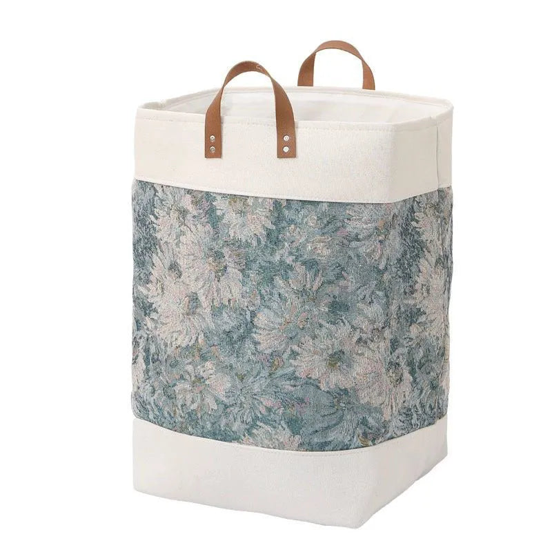 35x35x55cm fabric storage bag in a choice of colours including rich peony and misty blue flowers.