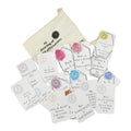 16 funny affirmation cards with healing design in greeting card bag size