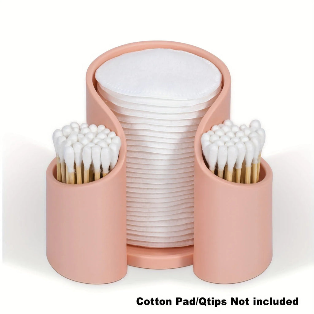 Modern plastic dental floss storage box in solid colour options of pink, white, blue, or black