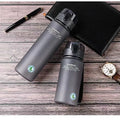 Cassino portable sports cup in grey, blue, green or wine red, 560ml or 400ml, with lanyard and leak-proof seal