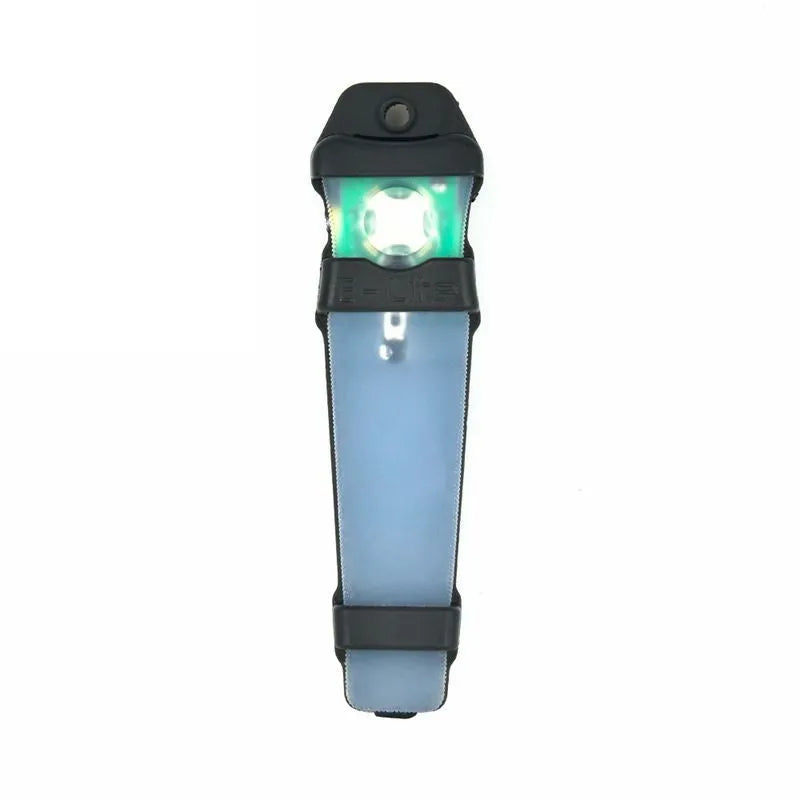 Waterproof chewing gum size survival signal lamp with black shell and red light for helmet use