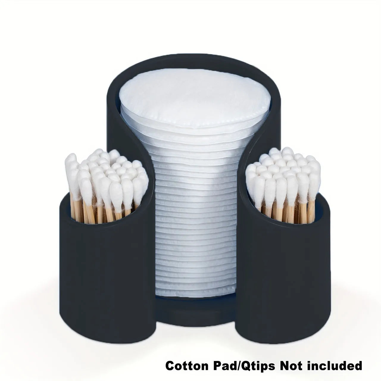 Modern plastic dental floss storage box in solid colour options of pink, white, blue, or black
