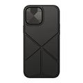 Solid colour TPU phone case for iPhone 13 series shown in Black and Blue options.