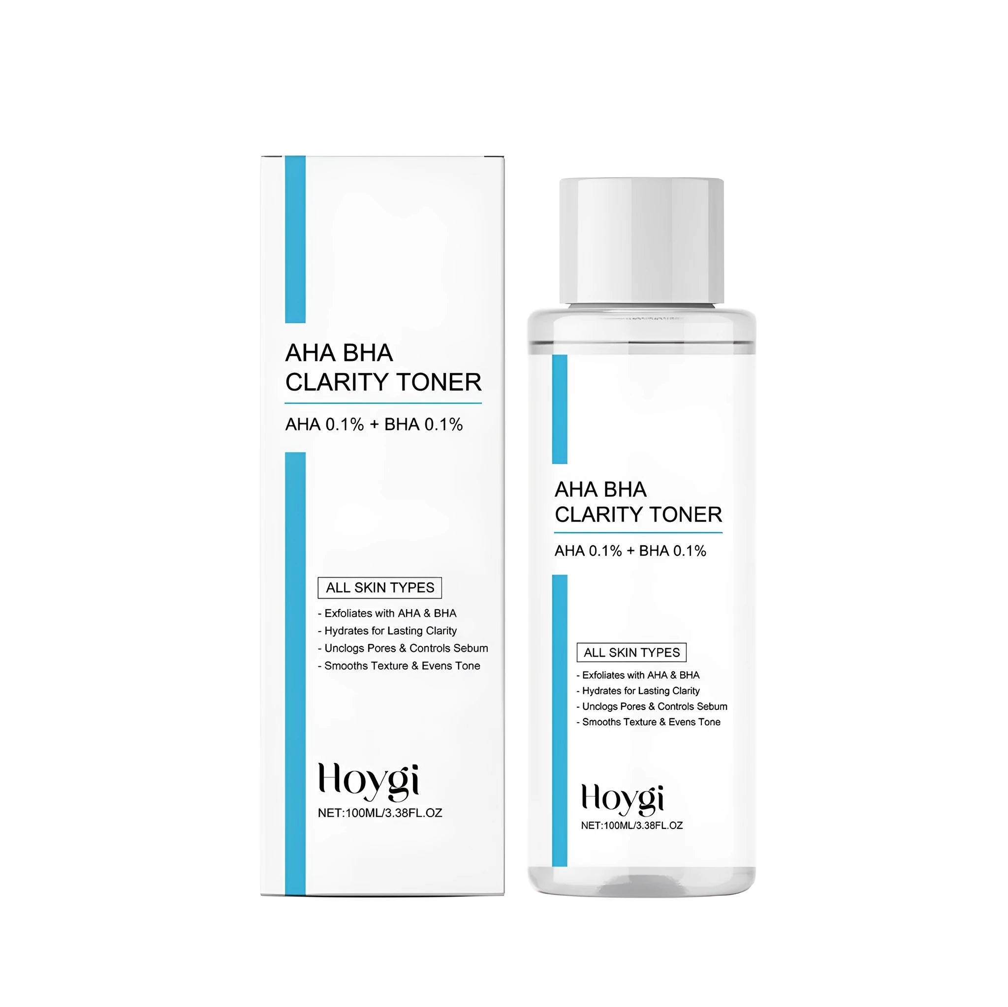 Exfoliating oil controlling toner 100ml bottle with salicylic acid and niacinamide for oily skin