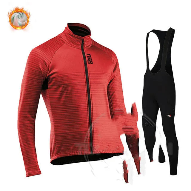 Riding Speed cycling jacket with memory fabric, pattern design, winter fleece, available in multiple colours and sizes