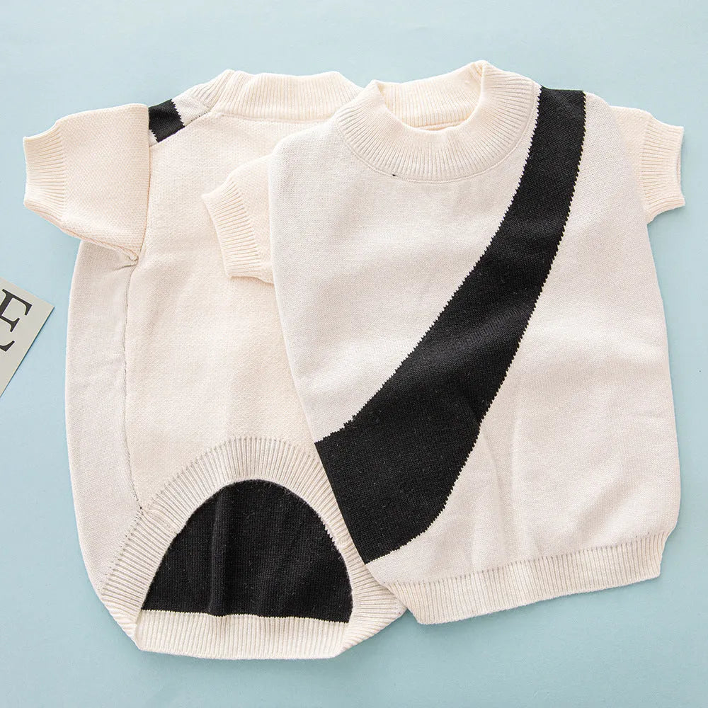 Wool dog sweater for Corgis and Poodles in six colour options, sized XS to XXL.
