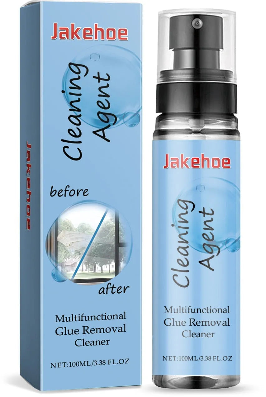 Multifunctional glue removal cleaner in PET bottle, 3.8x15.3cm