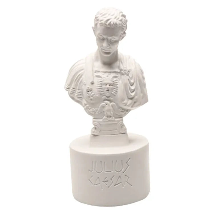 White American character modelling pen holder made from synthetic resin for desk organisation