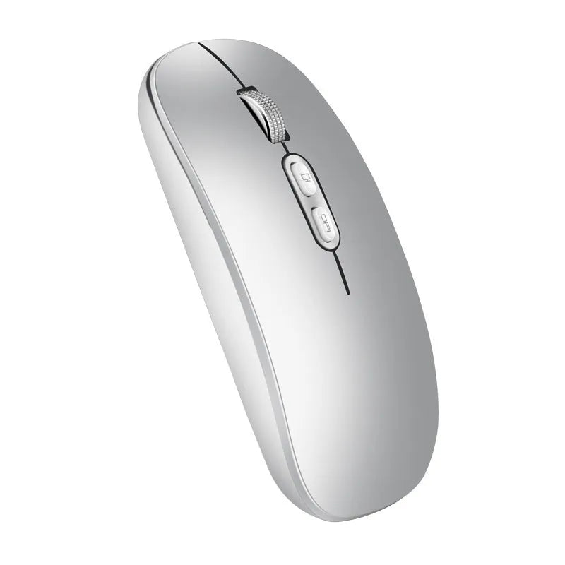 iMice wireless mouse 1600DPI 2.4G rechargeable mini silent mouse black colour top view