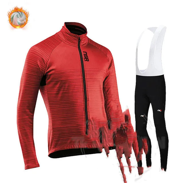 Riding Speed cycling jacket with memory fabric, pattern design, winter fleece, available in multiple colours and sizes