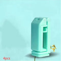 H22 Black collapsible mobile phone holder with 360-degree rotation on desktop