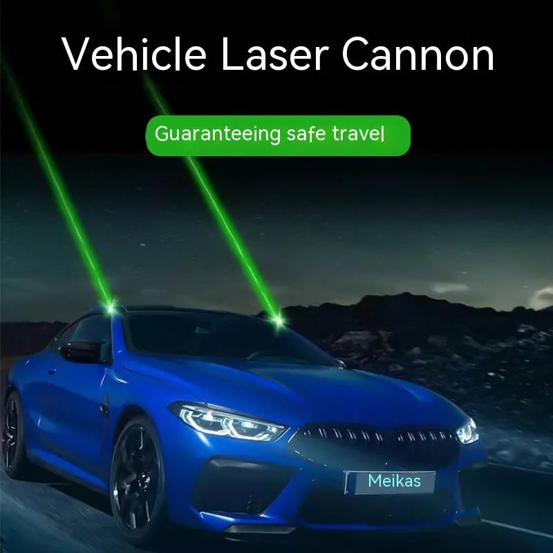 Vehicle-mounted remote pilot laser lamp with USB cable and remote control