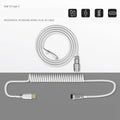 USB to Type-C mechanical keyboard navigation cable with detachable design in multiple colours