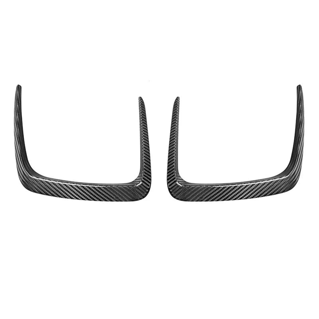 Black dry carbon fibre front bumper grille for BMW M3 M4 G80 G82 with 3K weave pattern.